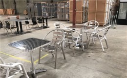 24*24 one table and two chairs