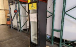 Clearance NSF 64 inch high glass door refrigerator 01252