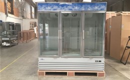NSF 3 Glass Door Freezer Merchandiser Frozen food SD1.9L3