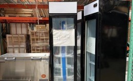 Clearance NSF Narrow glass door refrigerator 21031326