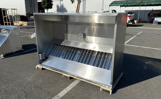 6 ft NSF Restaurant Hood And Exhaust Fan 08 HBS