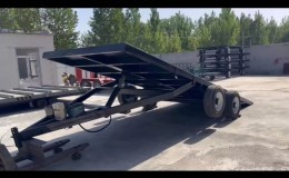 Deck Hydraulic Tilt Bed Equipment Trailer 8.5 X 20 ft