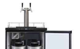 NSF 2 tap Kegerator Refrigerated  Beer dispenser BF163