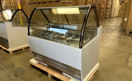NSF 10 pan Gelato Display Showcase Dipping Cabinet DW-10R