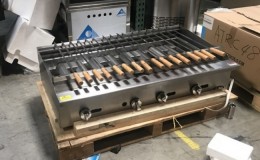 NSF 48 ins gas shish kabab broiler SSK48