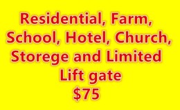 Lift gate Residential Farm School Hotel Church Storege